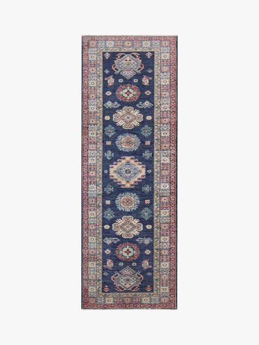 Supreme Kazak Blue Rug 2.39m x 0.80m