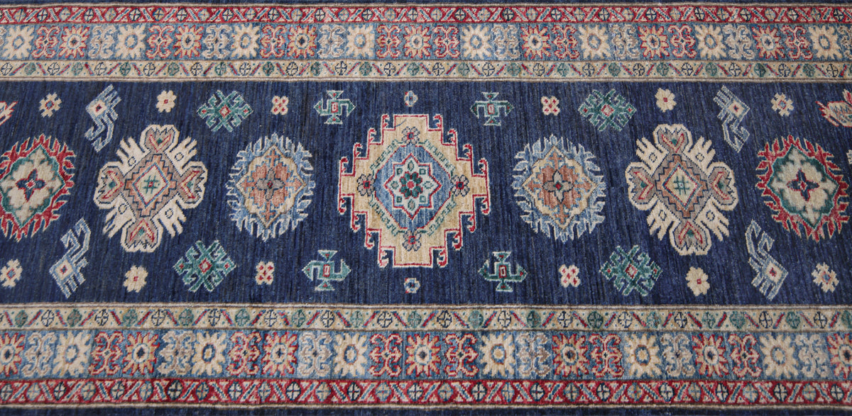 Supreme Kazak Blue Rug 2.39m x 0.80m