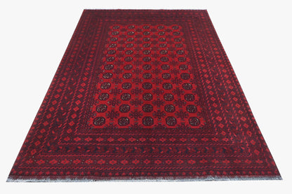 Red Afghan Rug 2.63m x 1.62m