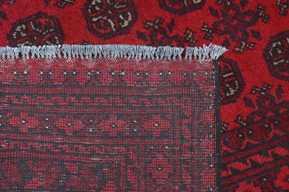 Red Afghan Rug 2.63m x 1.62m