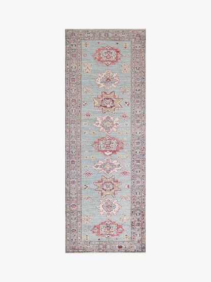 Supreme Kazak Green Rug 2.37m x 0.82m