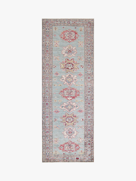 Supreme Kazak Green Rug 2.37m x 0.82m