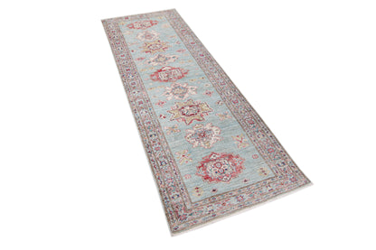 Supreme Kazak Green Rug 2.37m x 0.82m