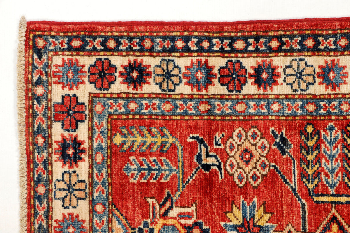 Supreme Kazak Red Rug 0.87m x 0.61m
