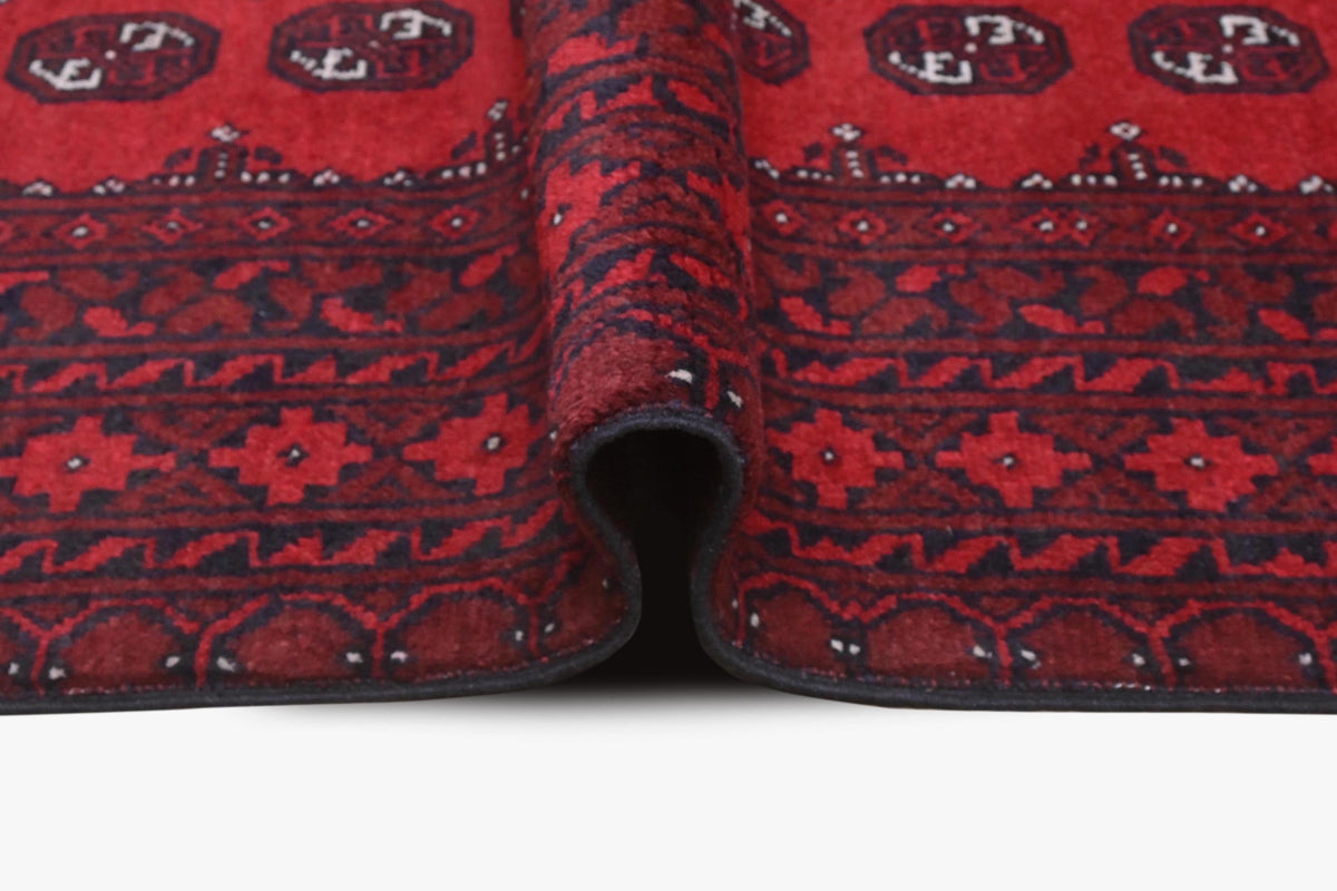 Red Afghan Rug 2.38m x 1.63m