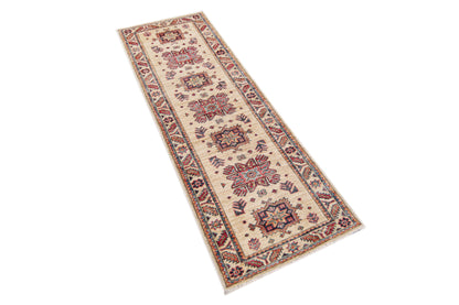 Supreme Kazak Ivory Rug 1.85m x 0.64m