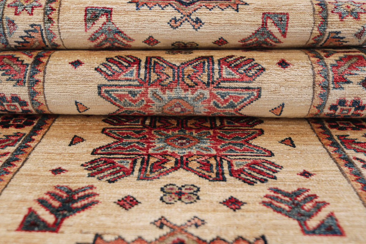 Supreme Kazak Ivory Rug 1.85m x 0.64m
