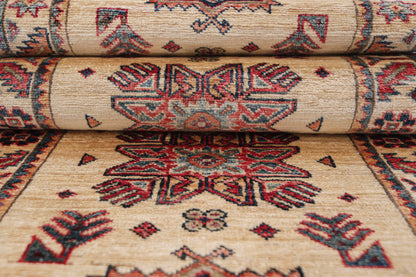 Supreme Kazak Ivory Rug 1.85m x 0.64m