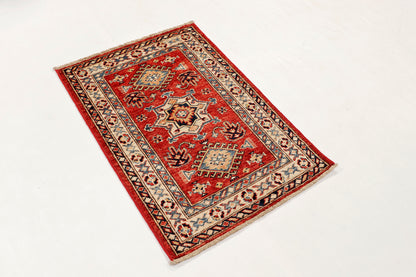 Supreme Kazak Red Rug 0.88m x 0.61m