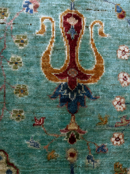 Sultani Green Rug 1.53m x 1.01m