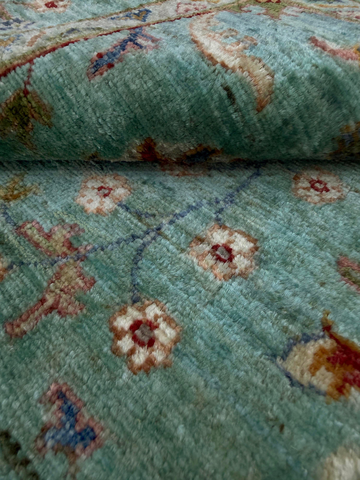 Sultani Green Rug 1.53m x 1.01m