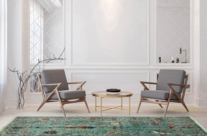Sultani Green Rug 1.53m x 1.01m