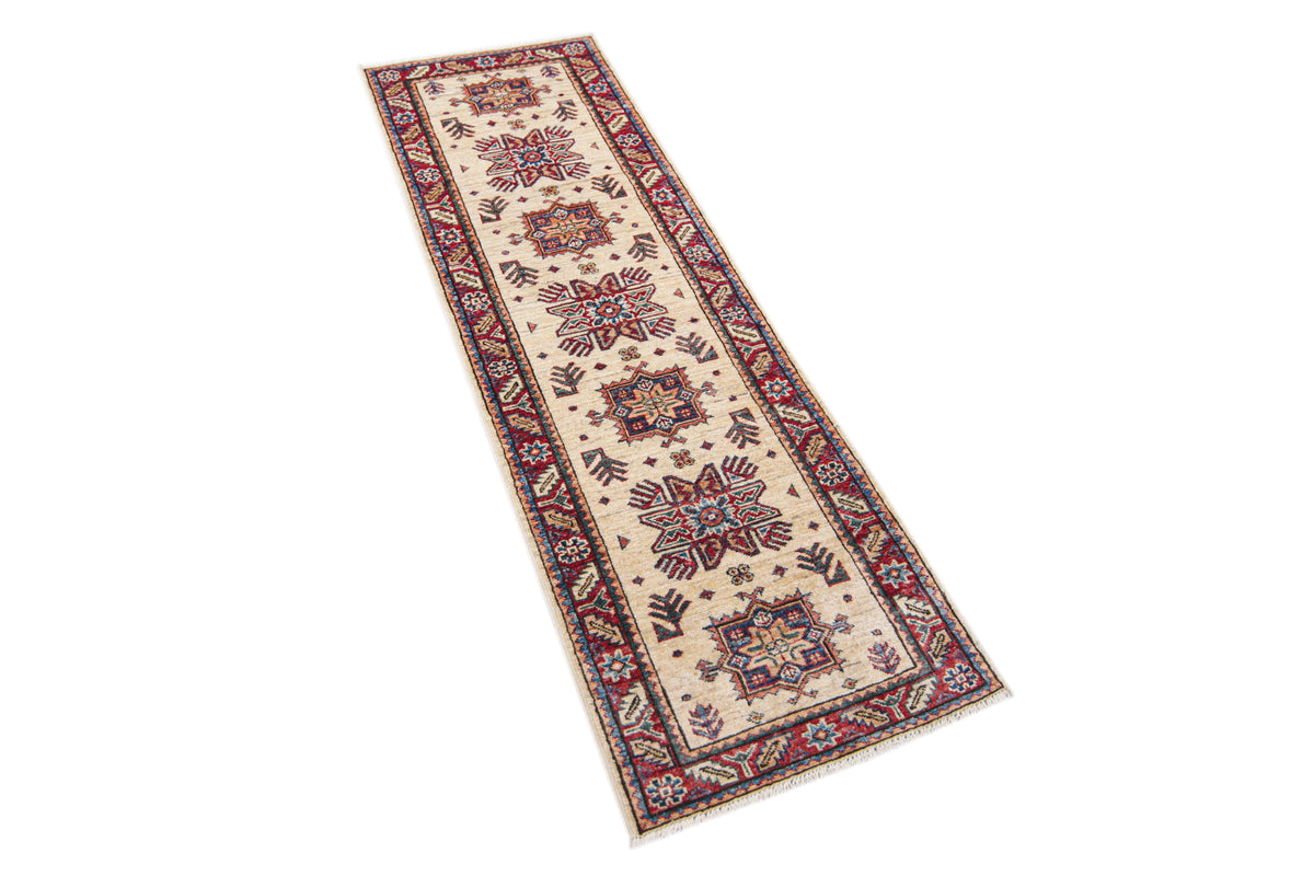 Supreme Kazak Ivory Rug 1.82m x 0.59m