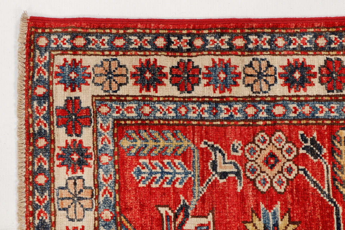 Supreme Kazak Red Rug 0.92m x 0.60m