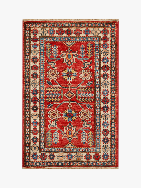 Supreme Kazak Red Rug 0.93m x 0.60m