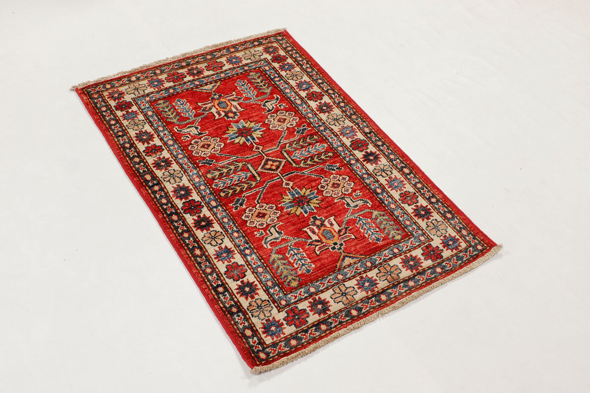 Supreme Kazak Red Rug 0.93m x 0.60m