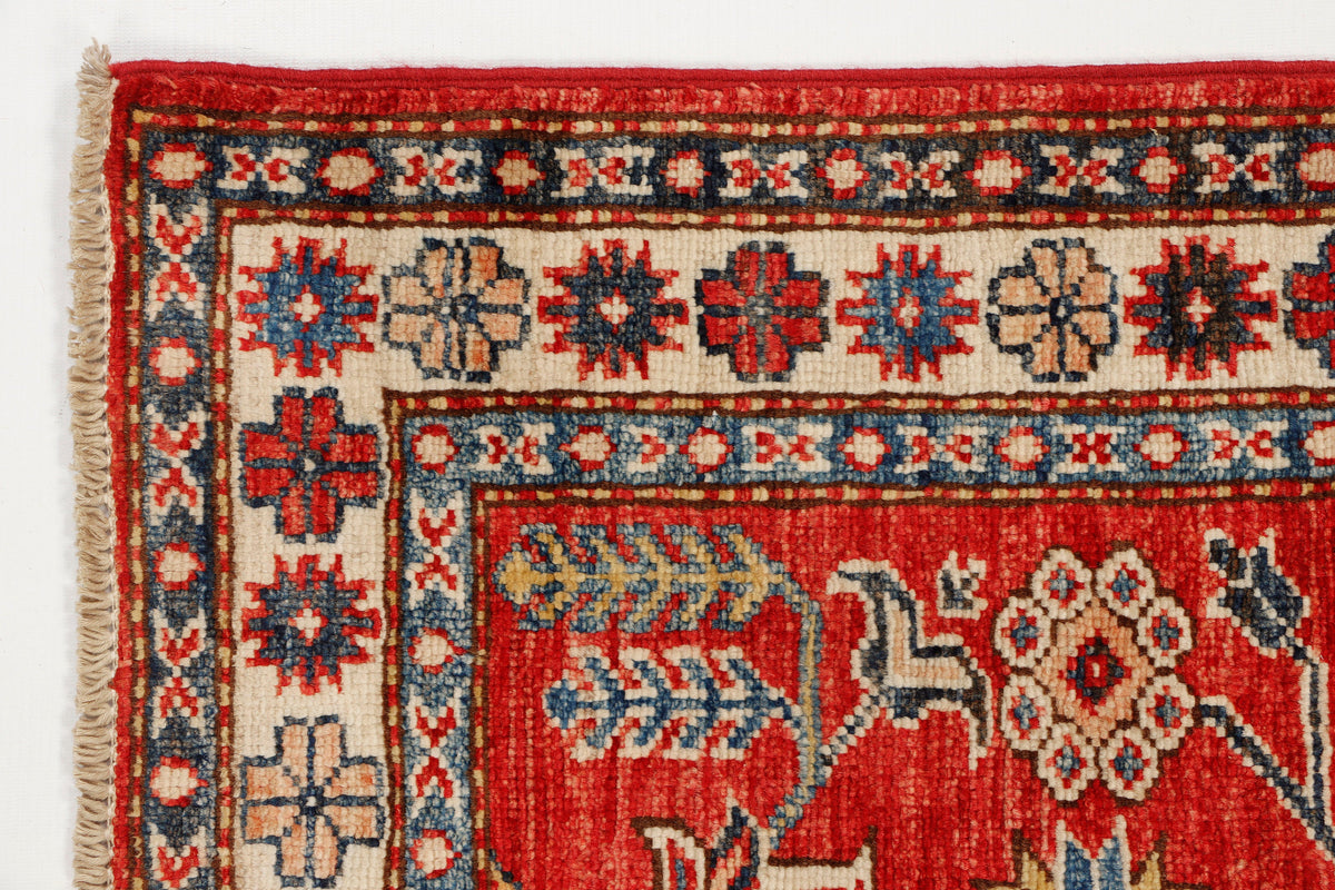 Supreme Kazak Red Rug 0.93m x 0.60m