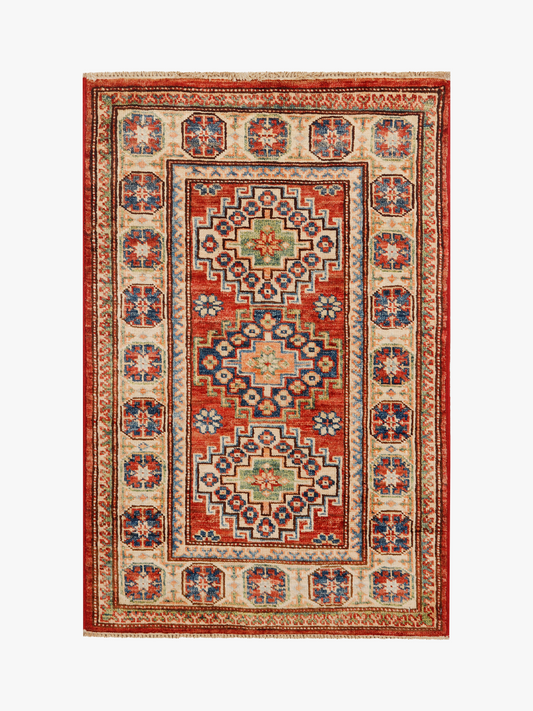 Supreme Kazak Red Rug 0.88m x 0.60m