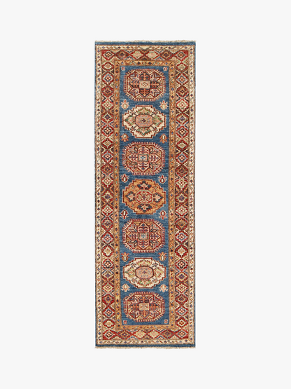 Supreme Kazak Blue Rug 1.81m x 0.60m