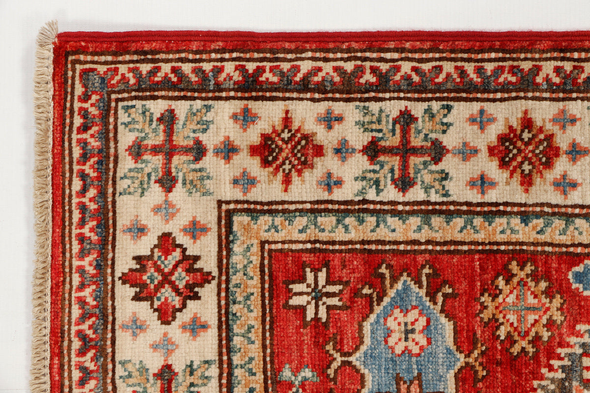 Supreme Kazak Red Rug 0.88m x 0.55m