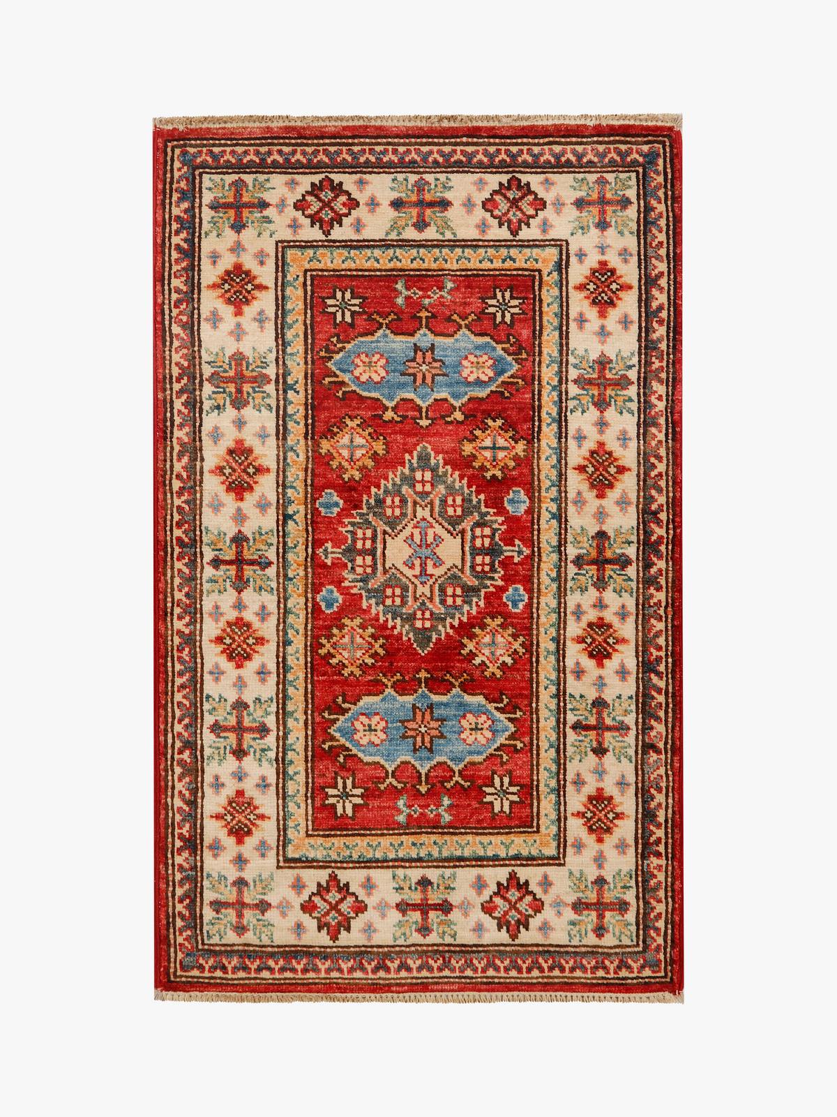 Supreme Kazak Red Rug 0.88m x 0.55m