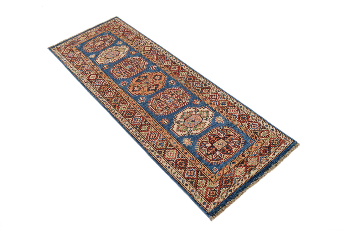 Supreme Kazak Blue Rug 1.81m x 0.60m