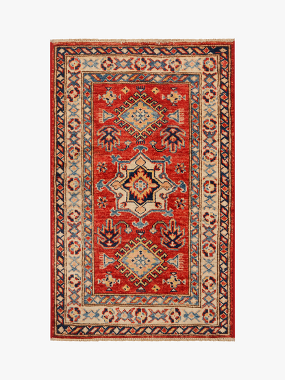 Supreme Kazak Red Rug 0.88m x 0.56m