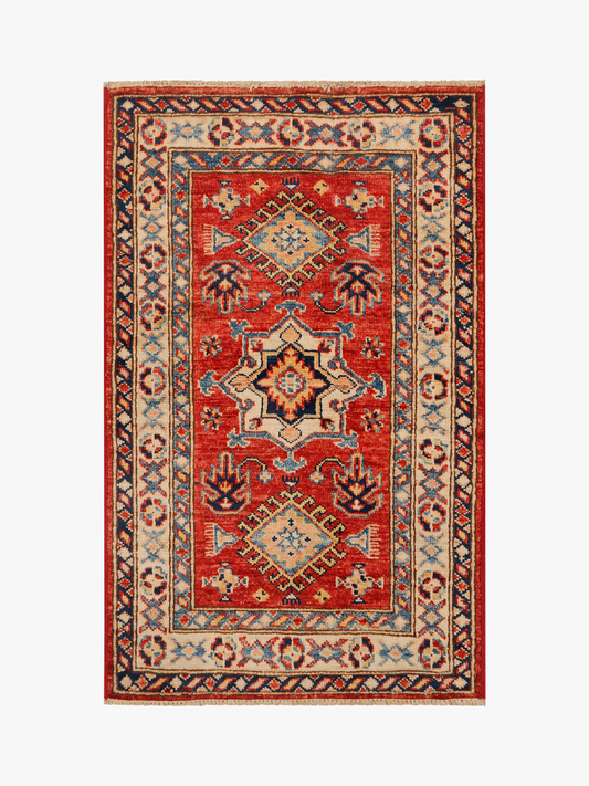 Supreme Kazak Red Rug 0.88m x 0.56m