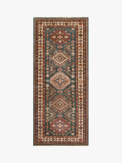 Supreme Kazak Green Rug 1.80m x 0.74m