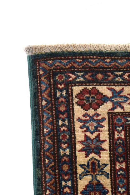 Supreme Kazak Green Rug 1.80m x 0.74m