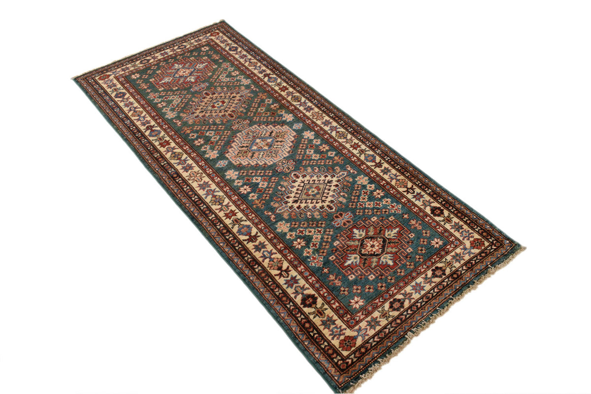 Supreme Kazak Green Rug 1.80m x 0.74m