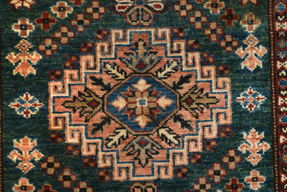 Supreme Kazak Green Rug 1.80m x 0.74m