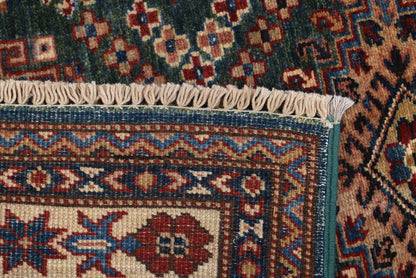 Supreme Kazak Green Rug 1.80m x 0.74m
