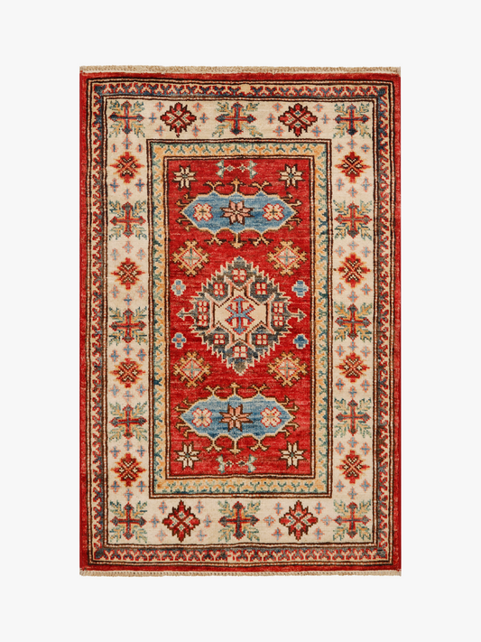 Supreme Kazak Red Rug 0.88m x 0.58m