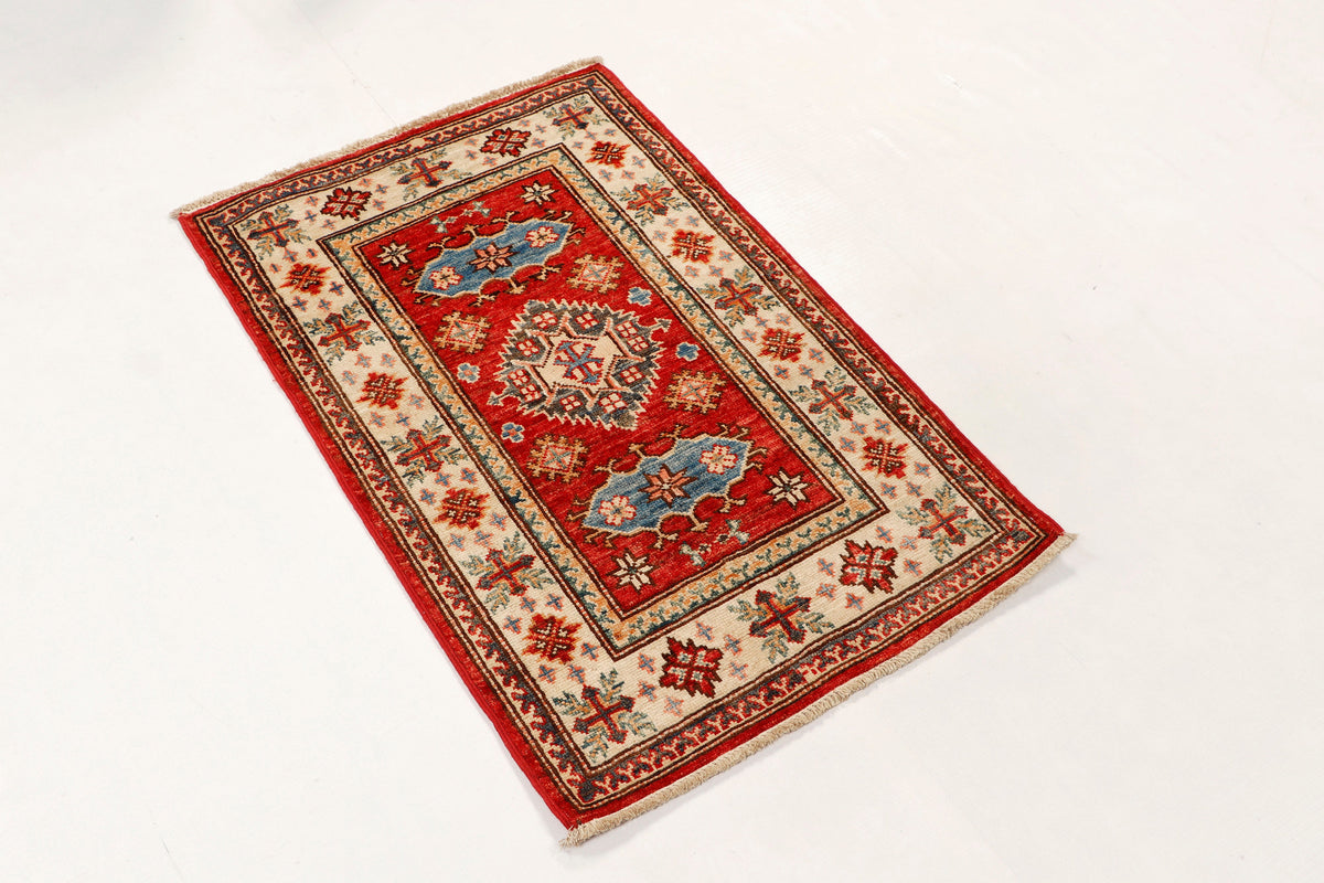 Supreme Kazak Red Rug 0.88m x 0.58m