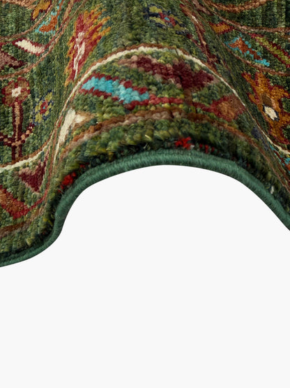 Sultani Green Rug 1.30m x 0.80m