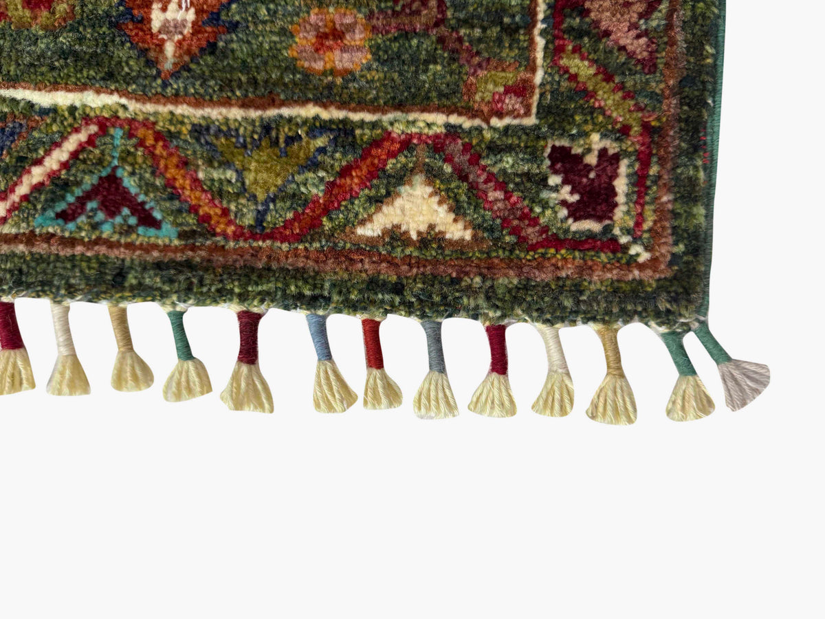 Sultani Green Rug 1.30m x 0.80m