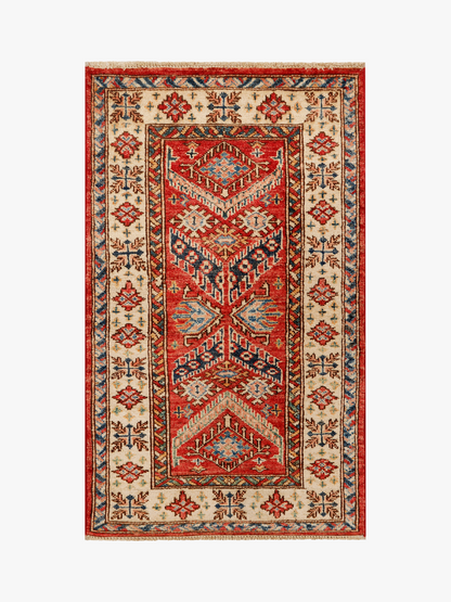 Supreme Kazak Red Rug 0.93m x 0.57m