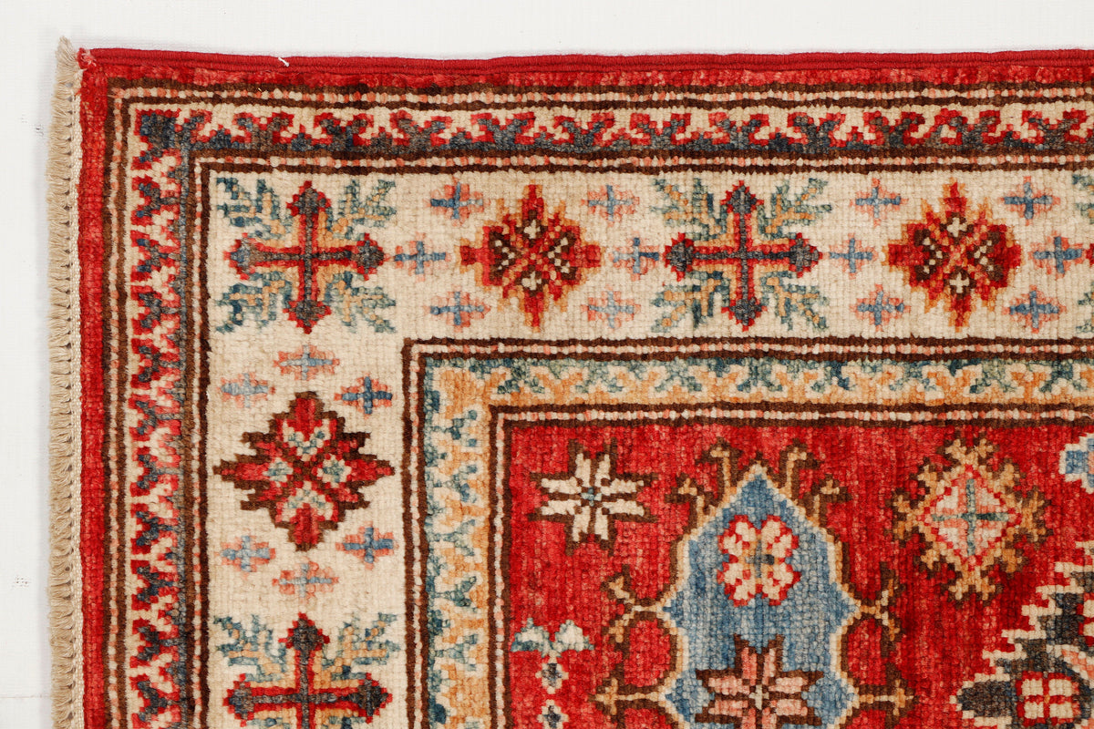 Supreme Kazak Red Rug 0.89m x 0.54m