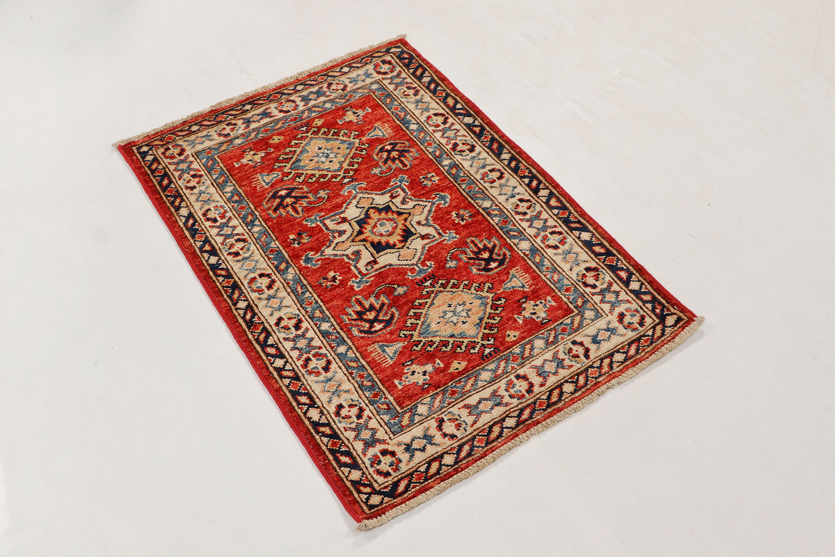 Supreme Kazak Red Rug 0.87m x 0.64m
