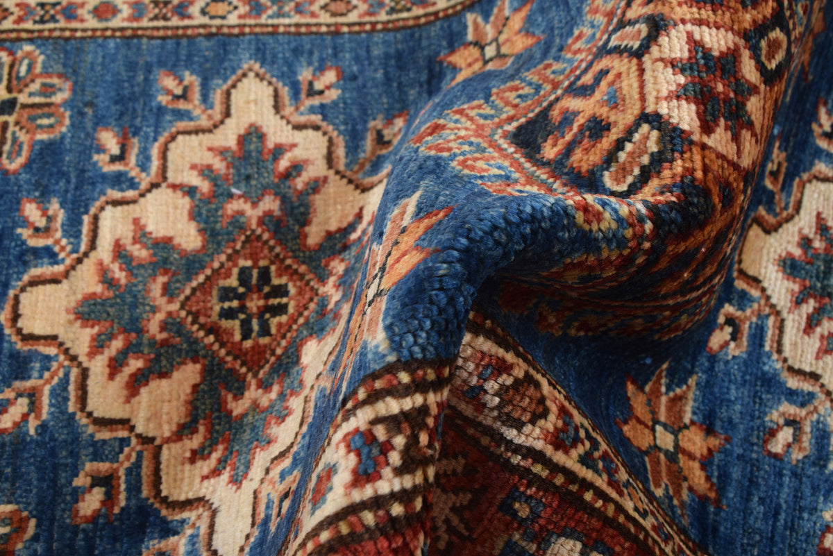 Supreme Kazak Blue Rug 1.93m x 0.61m