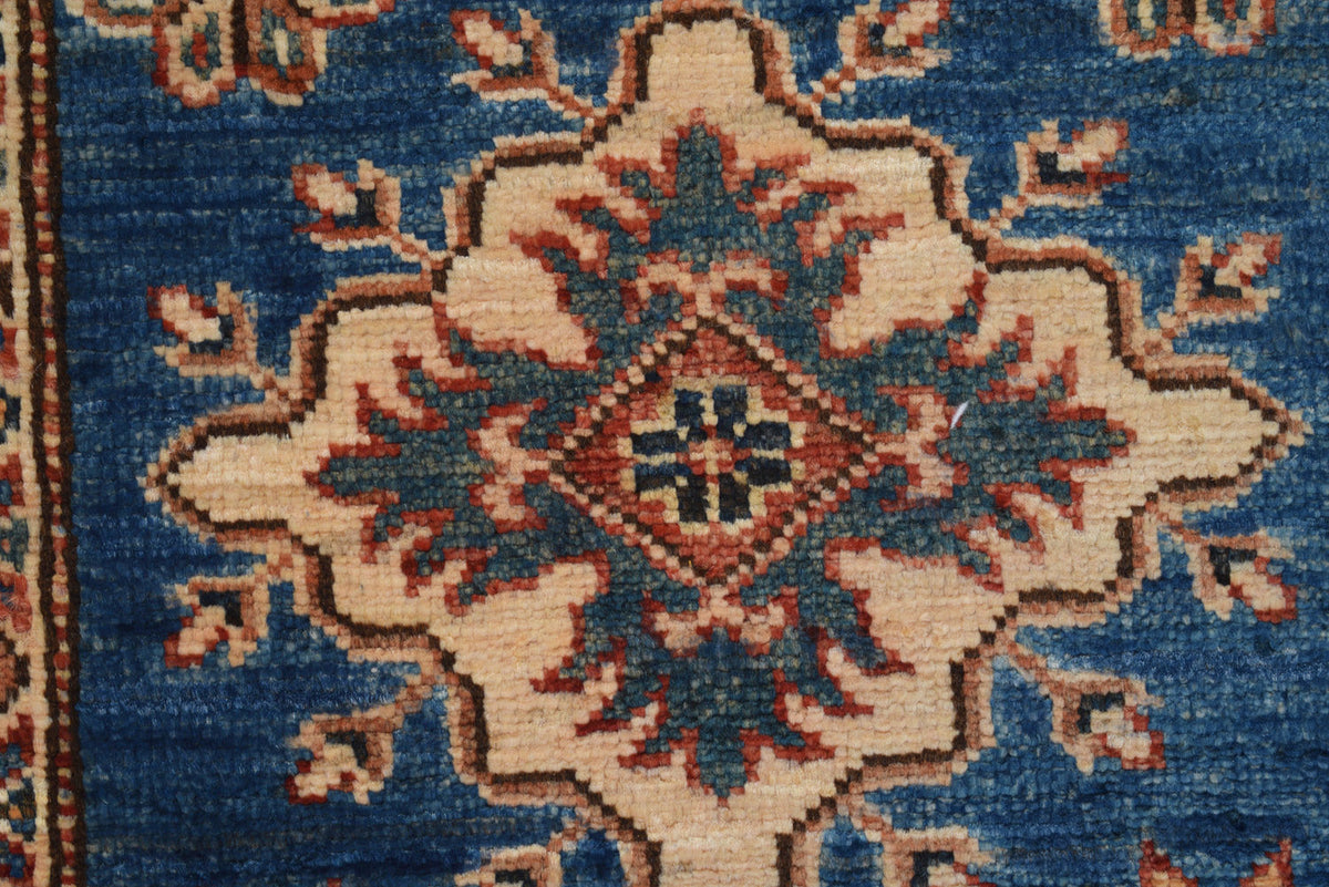 Supreme Kazak Blue Rug 1.93m x 0.61m