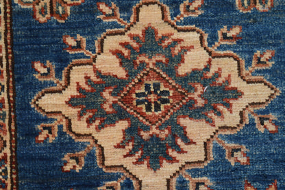 Supreme Kazak Blue Rug 1.93m x 0.61m