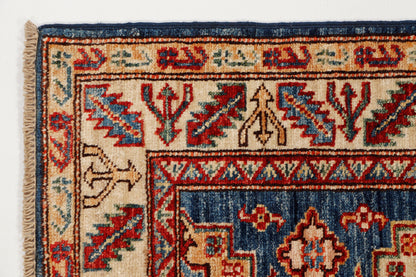 Supreme Kazak Blue Rug 0.85m x 0.61m