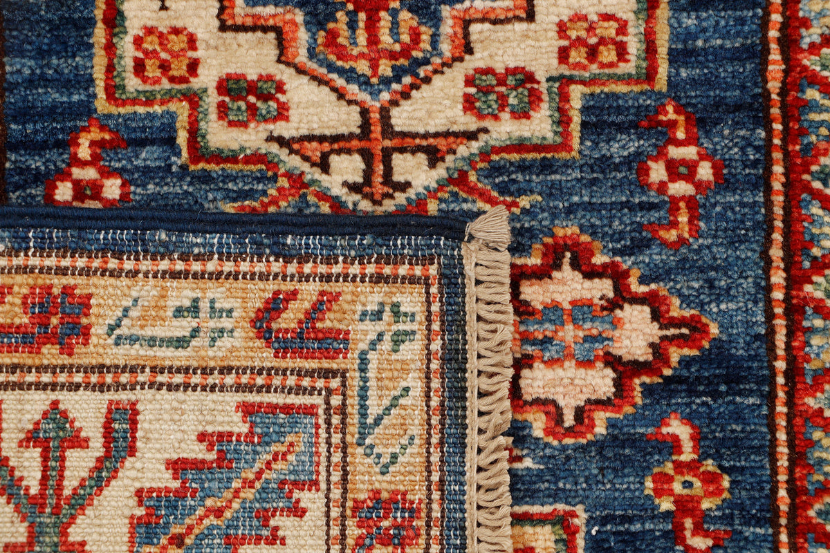 Supreme Kazak Blue Rug 0.85m x 0.61m