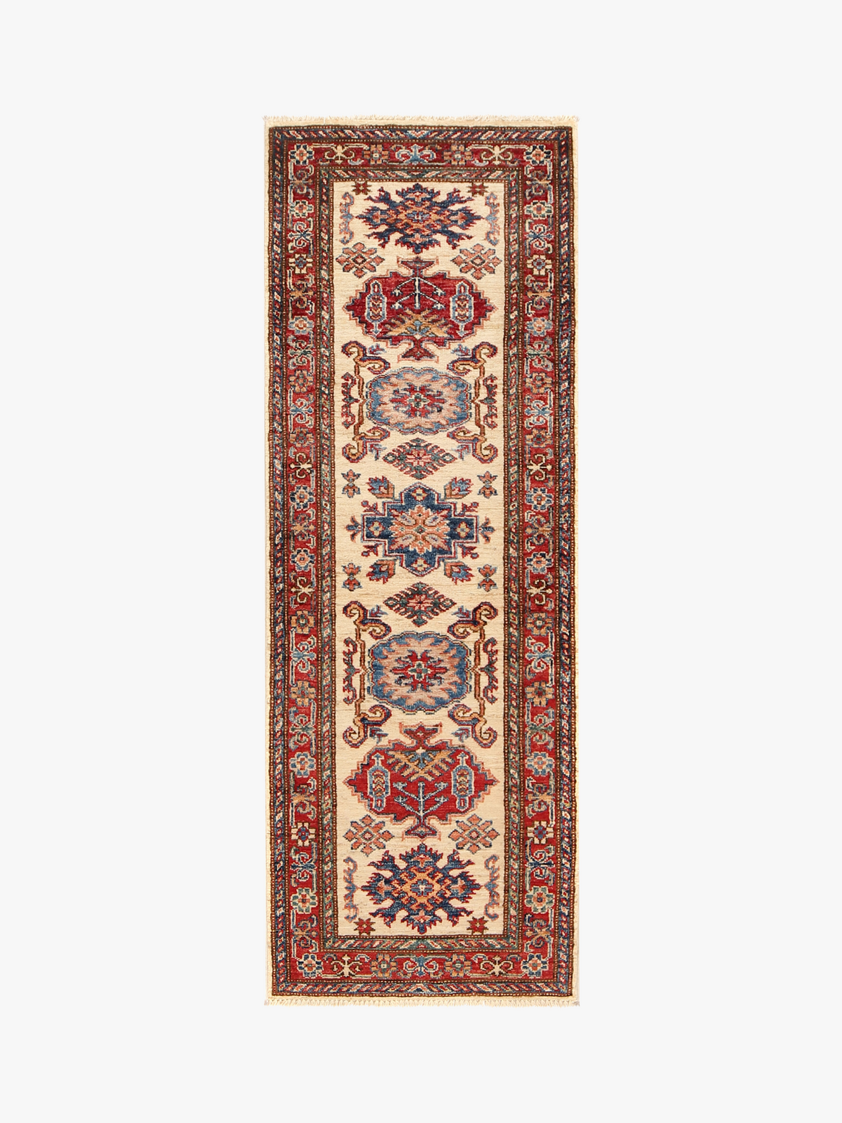 Supreme Kazak Ivory Rug 1.77m x 0.62m