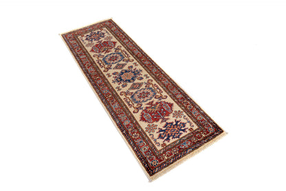 Supreme Kazak Ivory Rug 1.77m x 0.62m