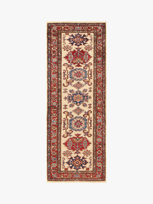 Supreme Kazak Ivory Rug 1.79m x 0.62m