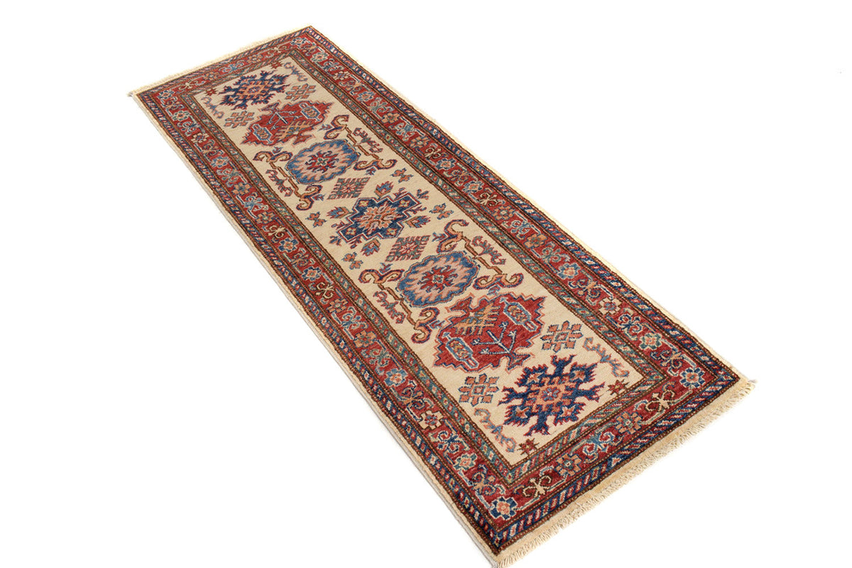 Supreme Kazak Ivory Rug 1.79m x 0.62m
