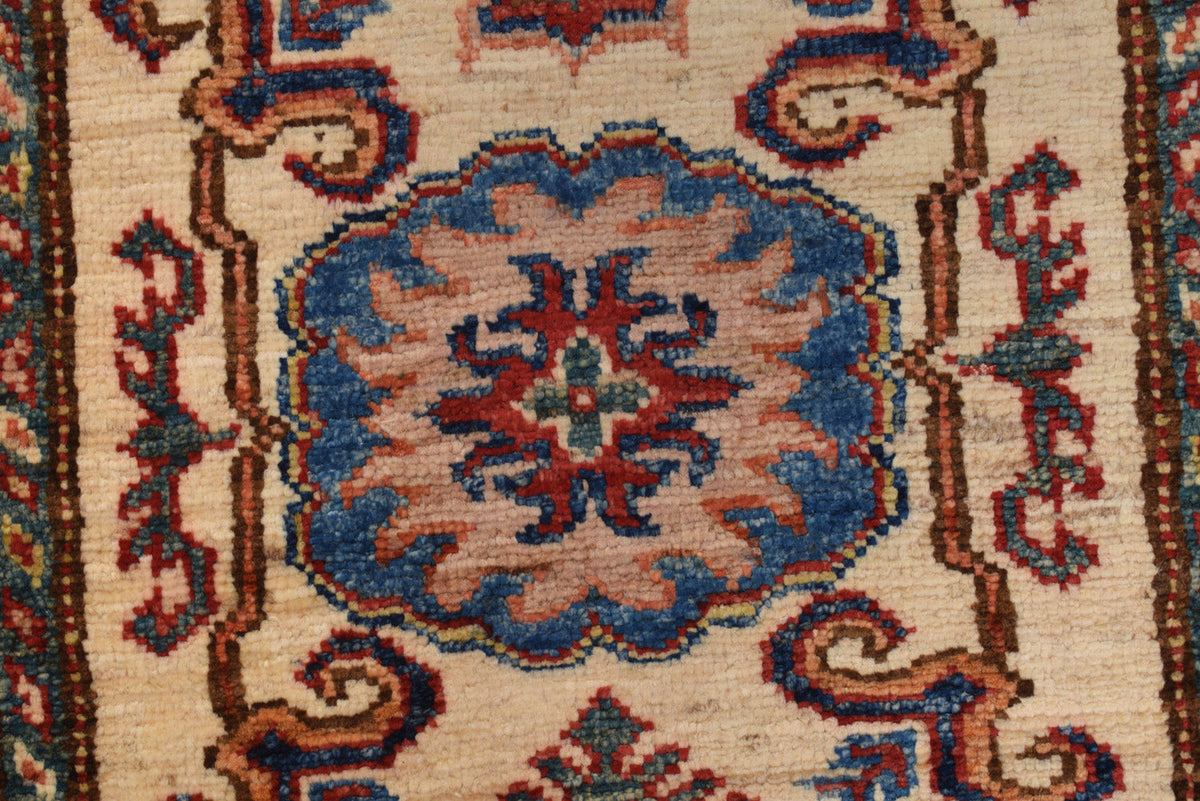 Supreme Kazak Ivory Rug 1.79m x 0.62m